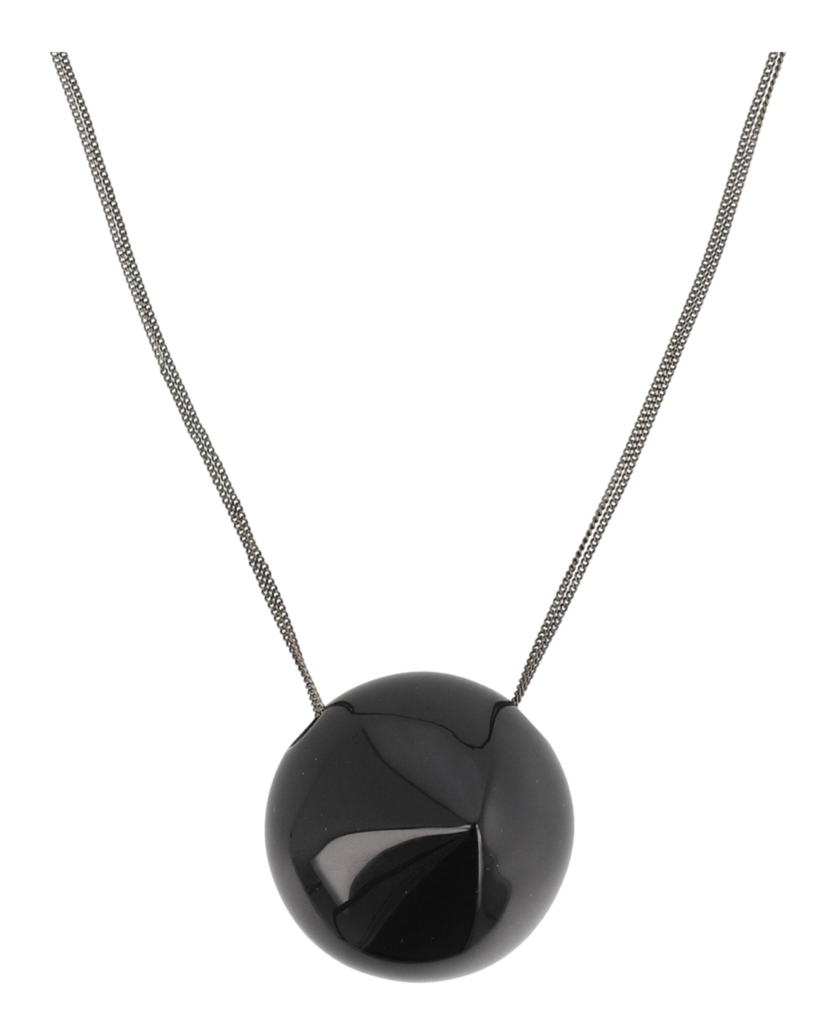 Ferragamo Womens Sculptural Pendant Necklace
