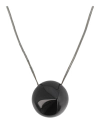 Ferragamo Womens Sculptural Pendant Necklace