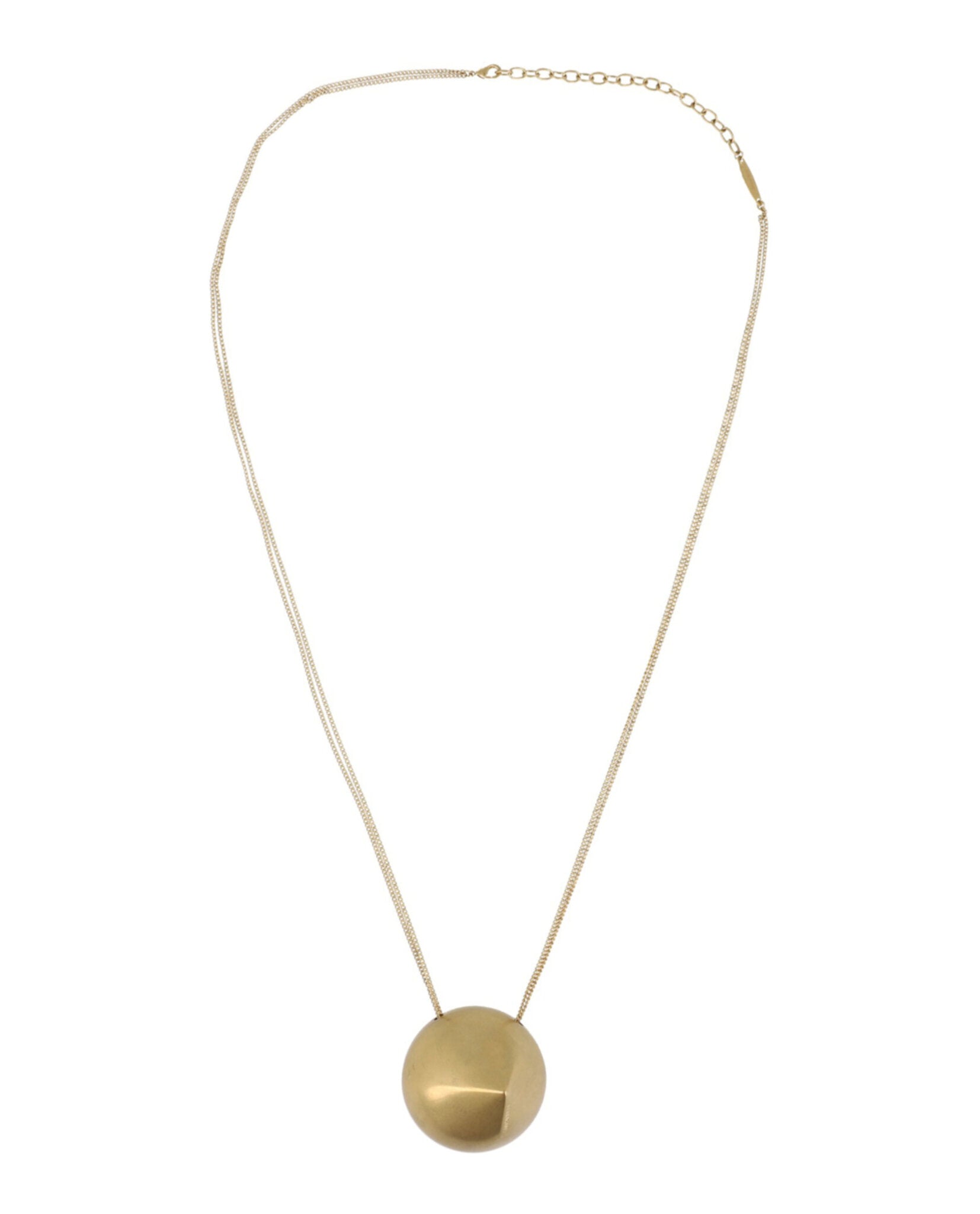 Ferragamo Womens Sculptural Pendant Necklace