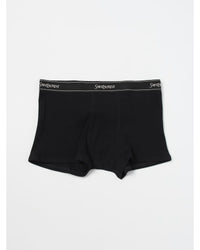 Saint Laurent Ribbed Boxer Briefs Men Black Underwear Regular M Black