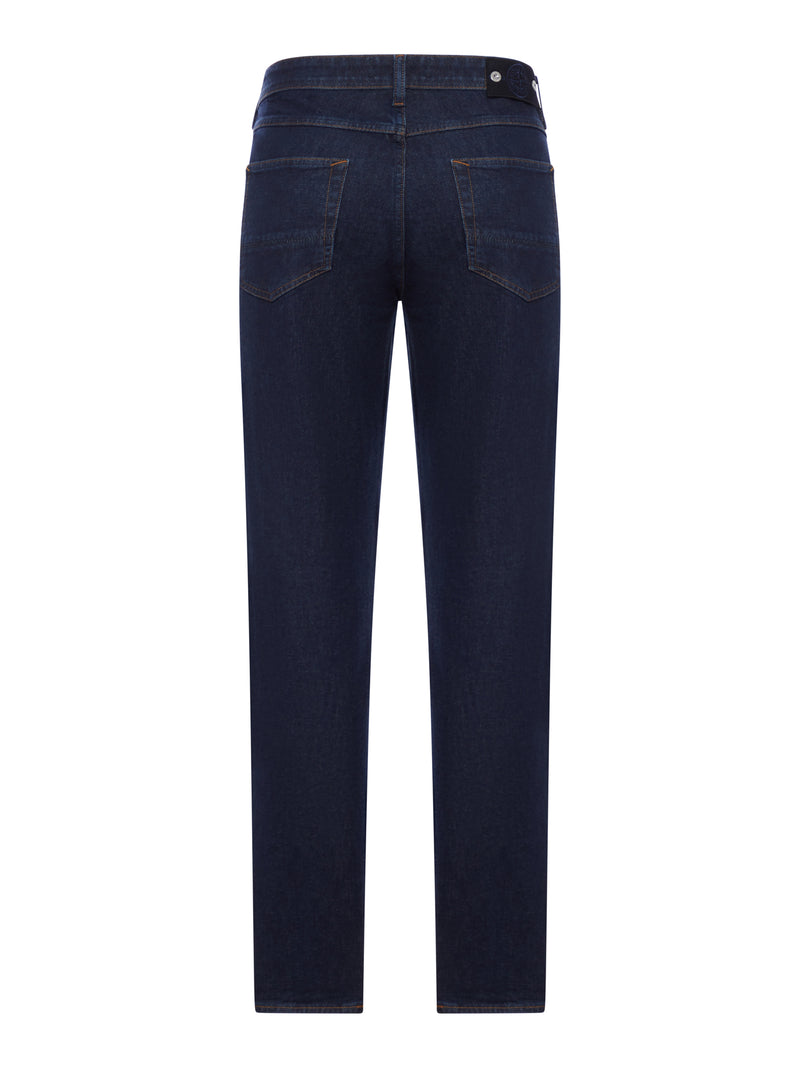 Stone Island Men Slim Jeans With Compass Logo