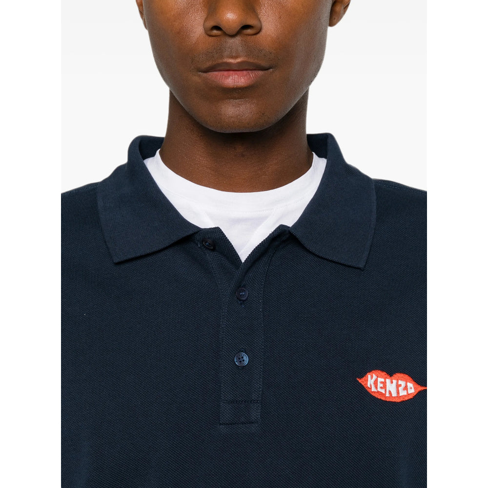 Kenzo Blue Polo Shirts Men
