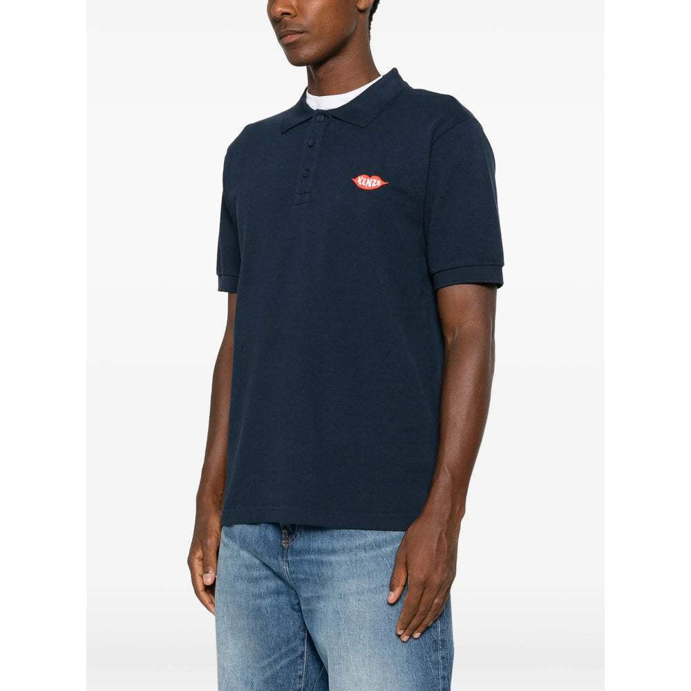 Kenzo Blue Polo Shirts Men