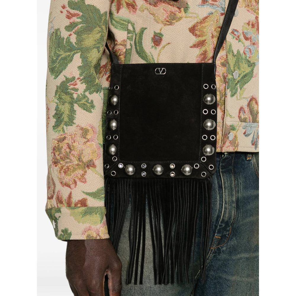 Valentino Garavani Valentino Garavani Black Shoulder Bags Men