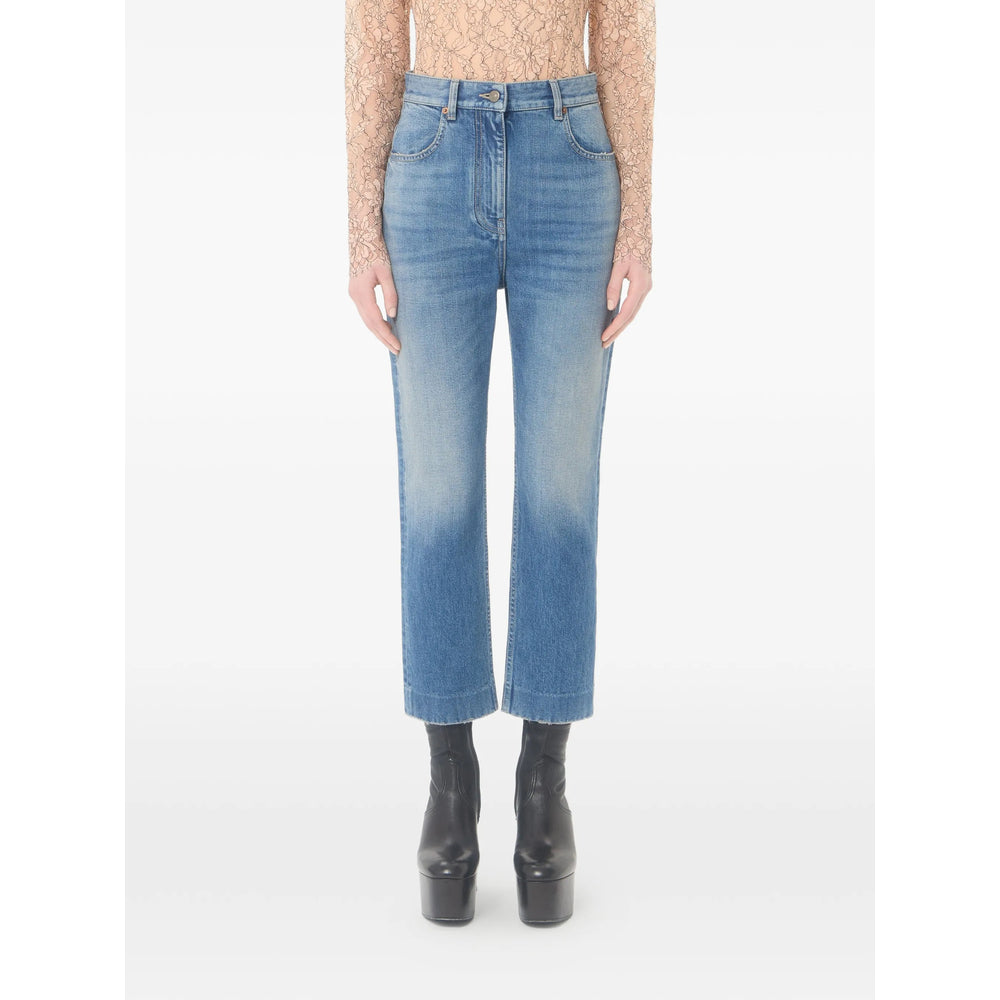 Valentino Valentino Blue Denim - Boyfriend Jeans Women