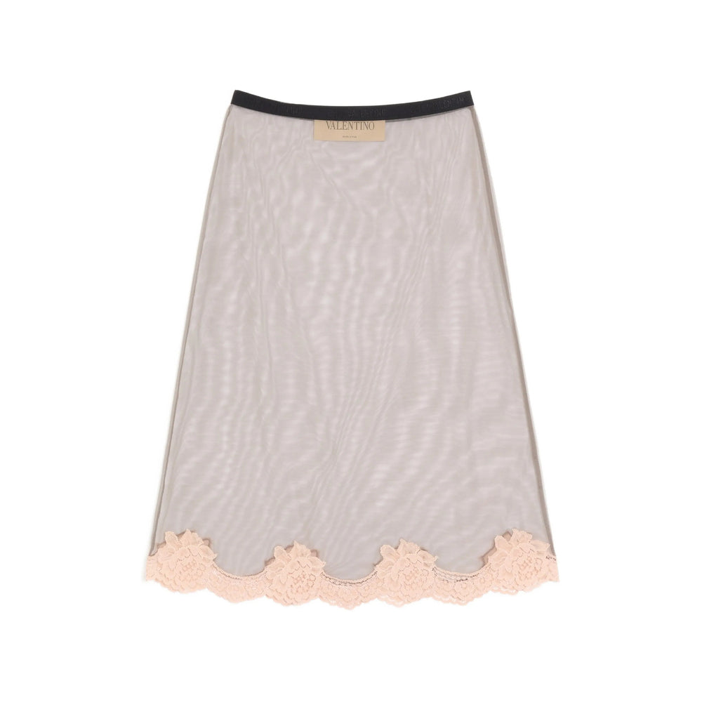 Valentino Valentino Grey Skirts - A-Line Skirts Women