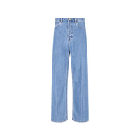 Valentino Blue Denim - Wide-Leg Jeans Men