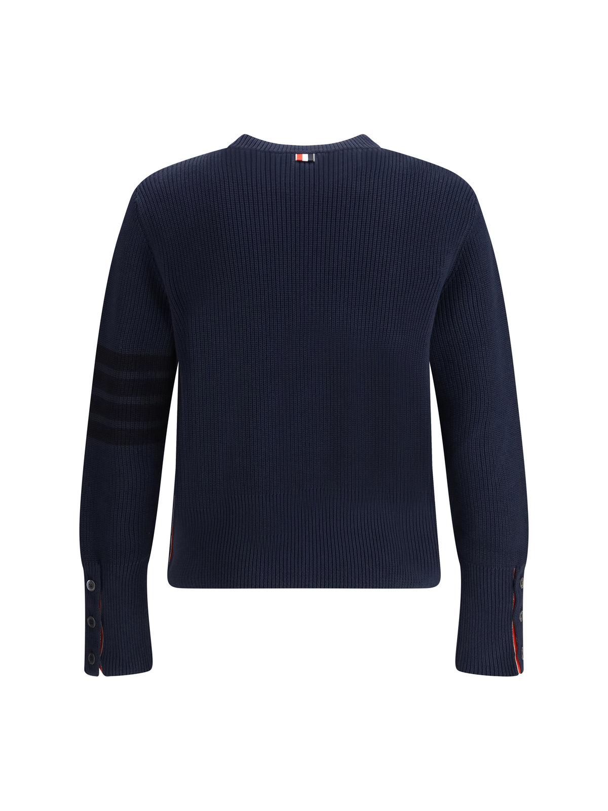 Thom Browne Men Cotton Crewneck Sweater