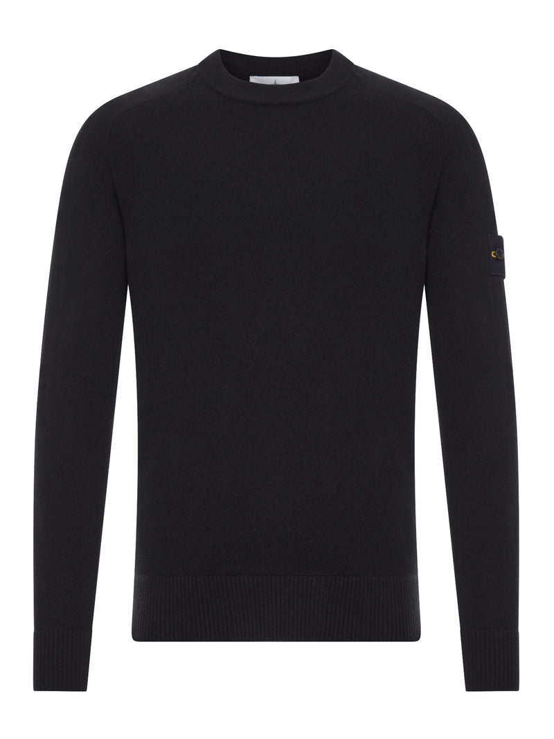 Stone Island Men Rws Lightweight Pure Wool Crew Neck Sweater