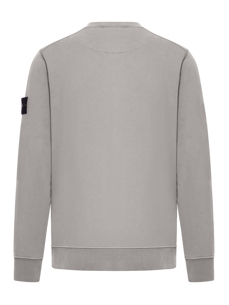 Stone Island Men Cotton Crew-Neck Sweatshirt