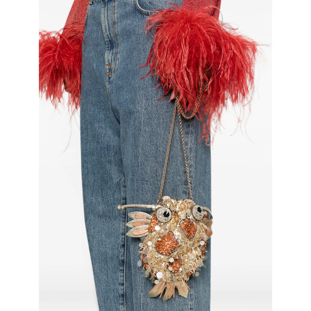 Anya Hindmarch Gold Clutch Bags Women
