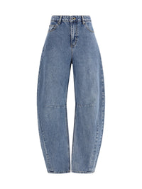 SELF-PORTRAIT Self-Portrait Women Barrel Leg Jeans