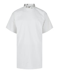 Balenciaga Mens Oversized Distressed Pierced T-Shirt