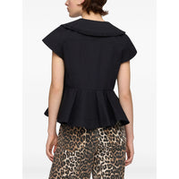 Ganni Ganni Black Tops - Blouses Women