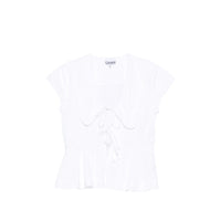 Ganni Ganni White Tops - Blouses Women