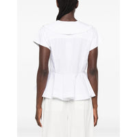 Ganni Ganni White Tops - Blouses Women