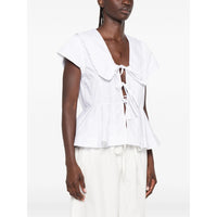 Ganni Ganni White Tops - Blouses Women