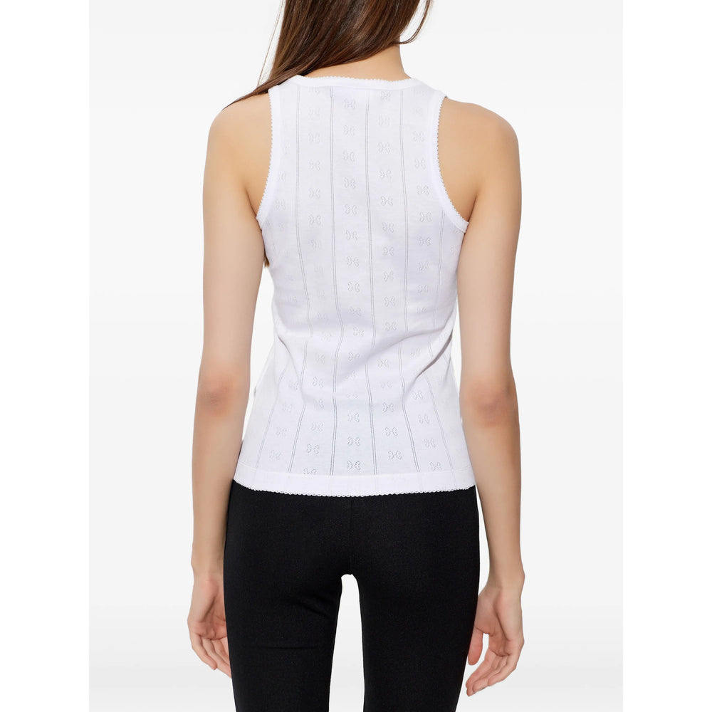 Ganni Ganni White Tops - Vests & Tank Tops Women
