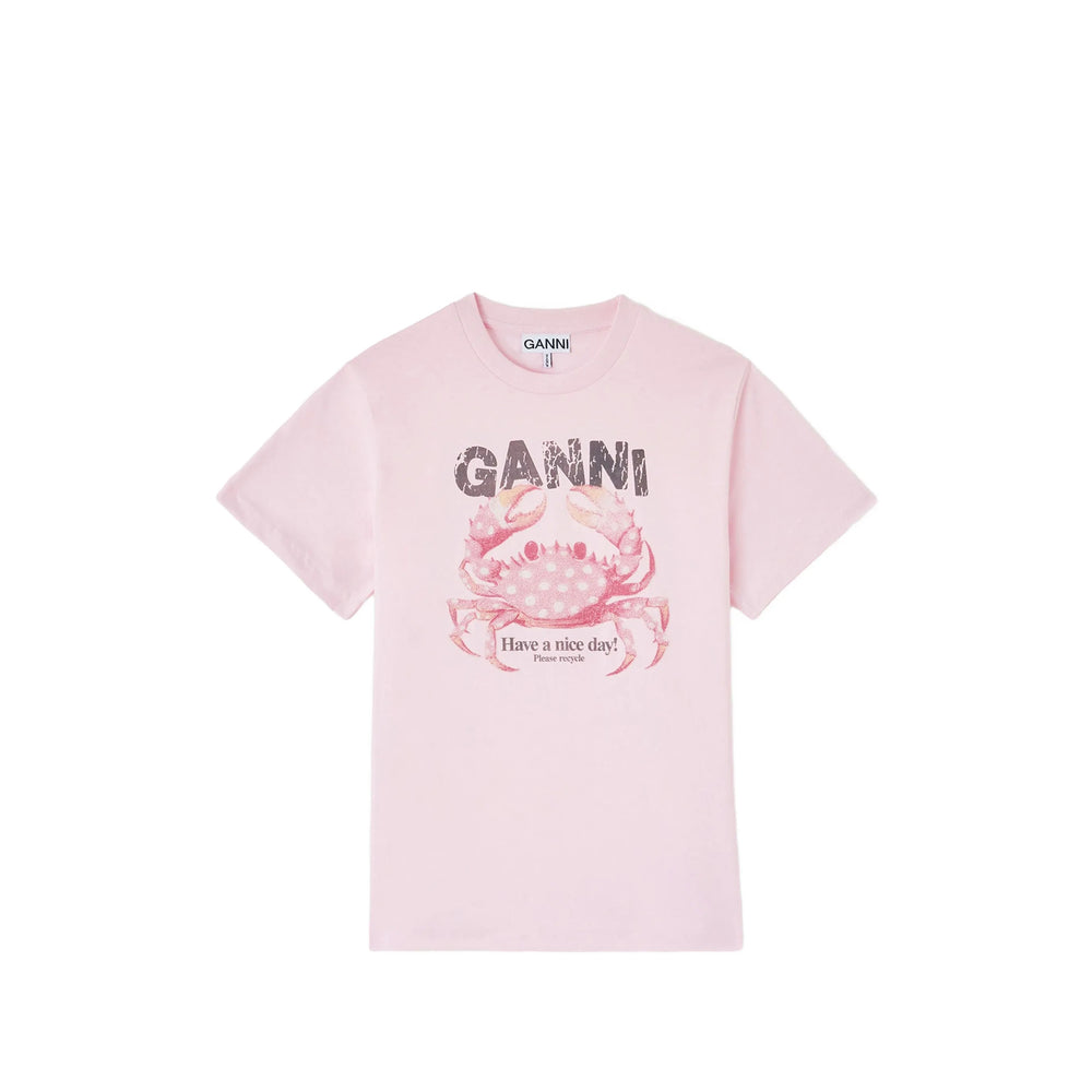 Ganni Ganni Pink Tops - T-Shirts & Jerseys Women