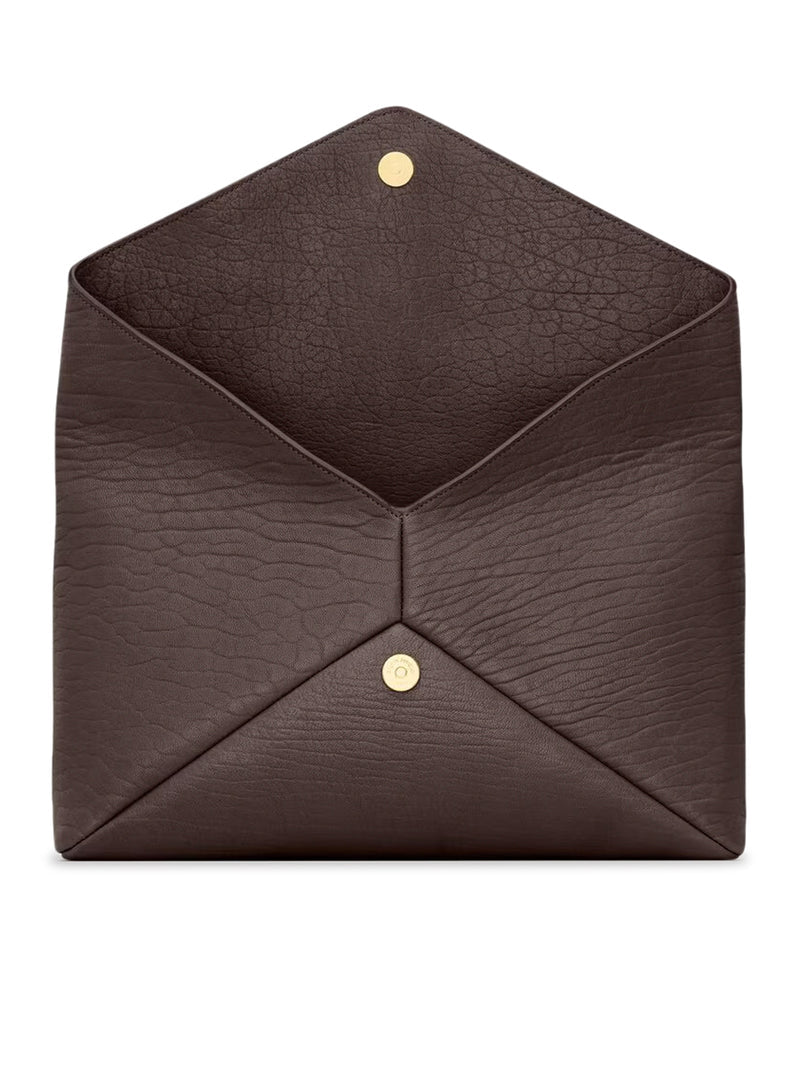 Saint Laurent Saint Laurent Women Cassandre Large Lambskin Envelope Pouch