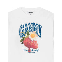 Ganni Ganni White Tops - T-Shirts & Jerseys Women
