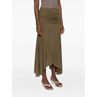 Ganni Green Skirts - Asymmetric & Draped Skirts Women