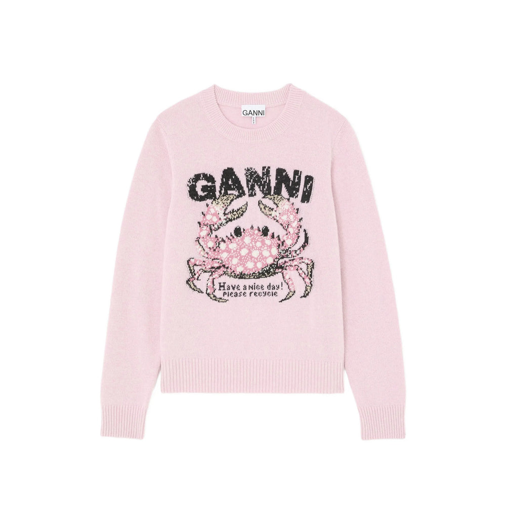 Ganni Ganni Pink Knitwear - Jumpers Women
