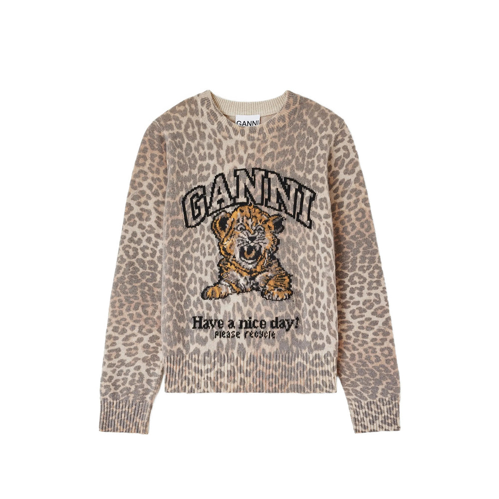 Ganni Ganni Neutrals Knitwear - Jumpers Women