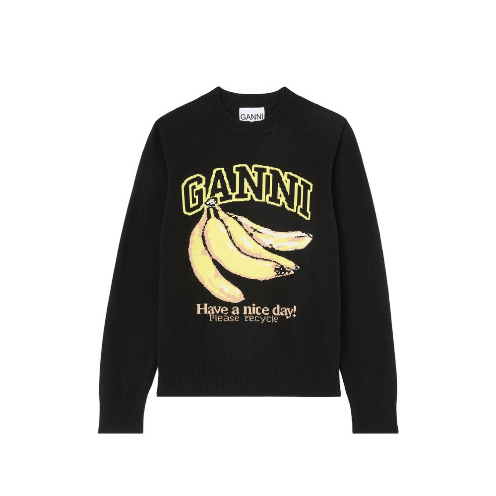 Ganni Ganni Black Knitwear - Jumpers Women