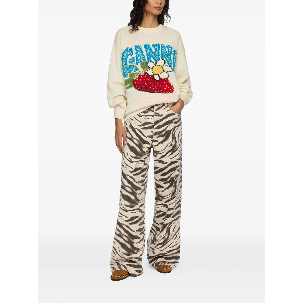 Ganni Ganni Neutrals Knitwear - Jumpers Women