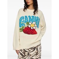 Ganni Ganni Neutrals Knitwear - Jumpers Women