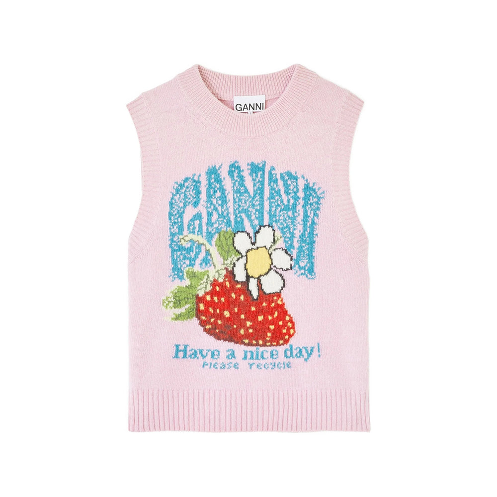 Ganni Ganni Pink Knitwear - Jumpers Women