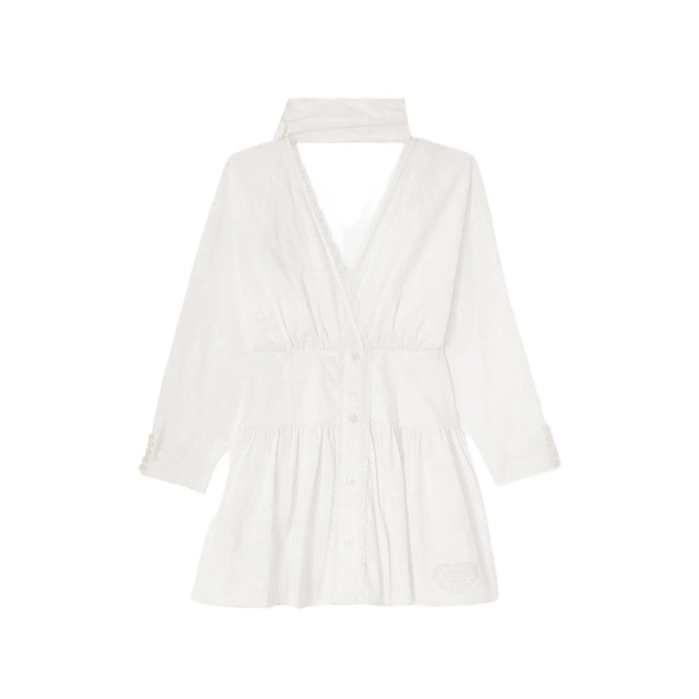 Ganni Ganni White Dresses - Day Dresses Women