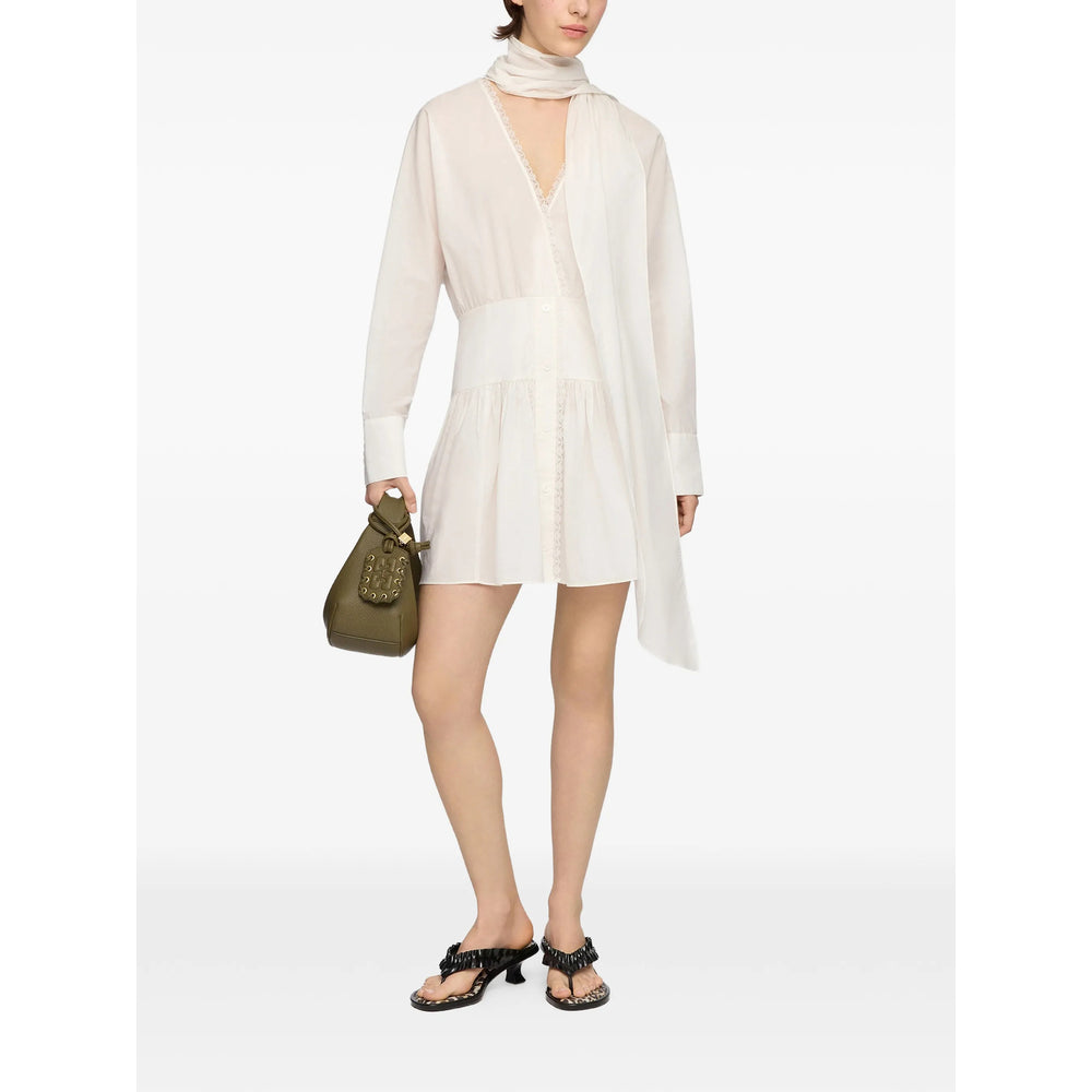 Ganni Ganni White Dresses - Day Dresses Women