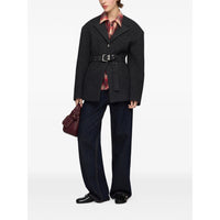 Ganni Ganni Grey Jackets - Oversized Jackets Women