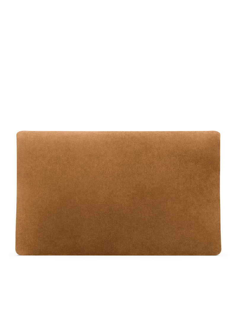 Saint Laurent Saint Laurent Women Large Cassandre Envelope Clutch In Suede