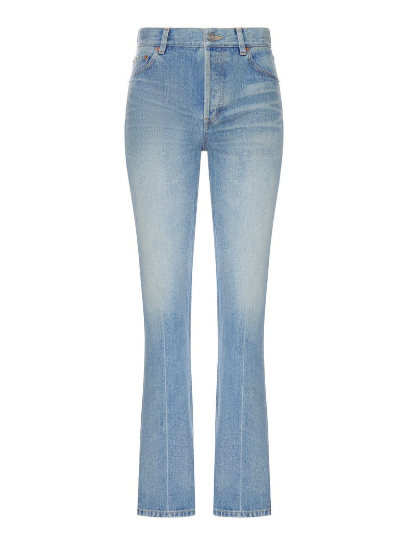 Saint Laurent Saint Laurent Women Jeans Dritti In Denim Authentic
