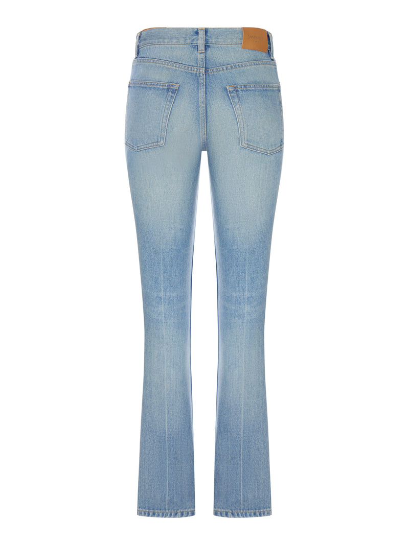 Saint Laurent Saint Laurent Women Jeans Dritti In Denim Authentic