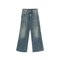 Diesel Diesel Blue Denim - Wide-Leg Jeans Women