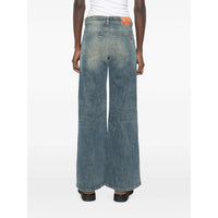 Diesel Diesel Blue Denim - Wide-Leg Jeans Women
