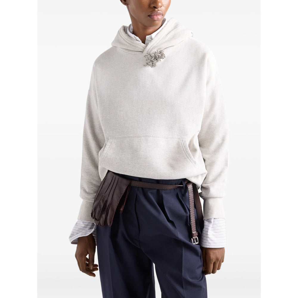 Prada Prada Grey Tops - Hoodies Women