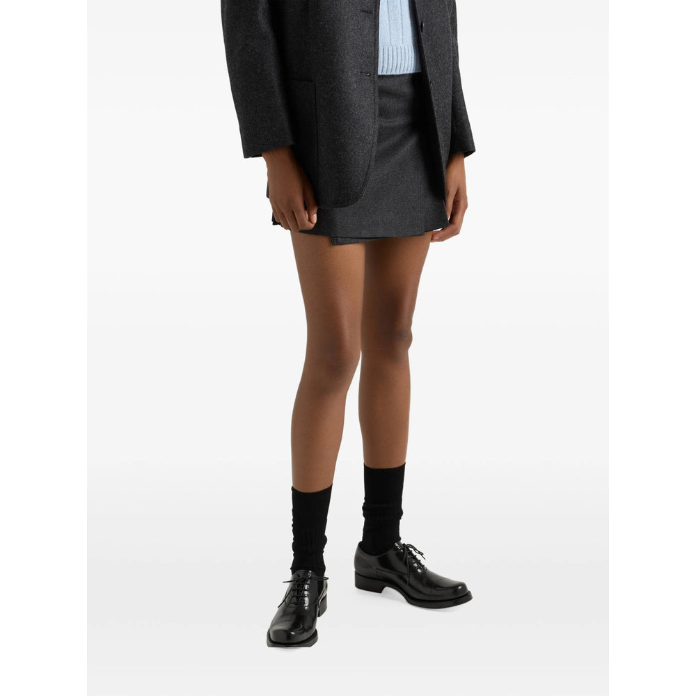 Prada Grey Skirts - Pleated Skirts Women