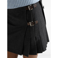 Prada Grey Skirts - Pleated Skirts Women