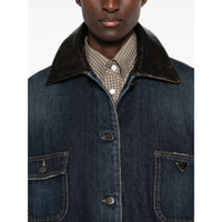Prada Blue Jackets - Denim Jackets Women