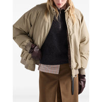 Prada Neutrals Jackets - Puffer Jackets Women