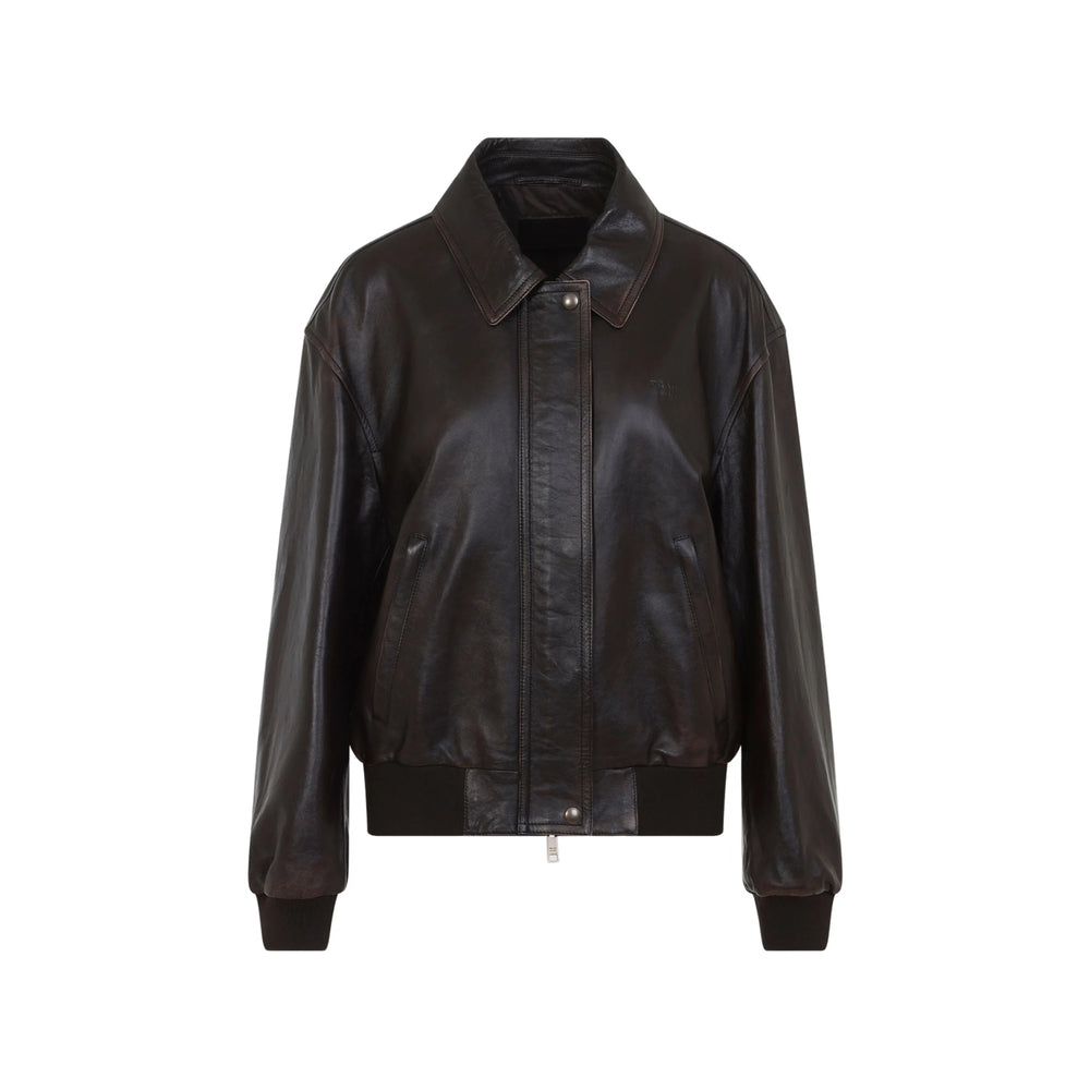 Prada Brown Jackets - Leather Jackets Women