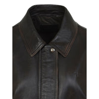 Prada Brown Jackets - Leather Jackets Women