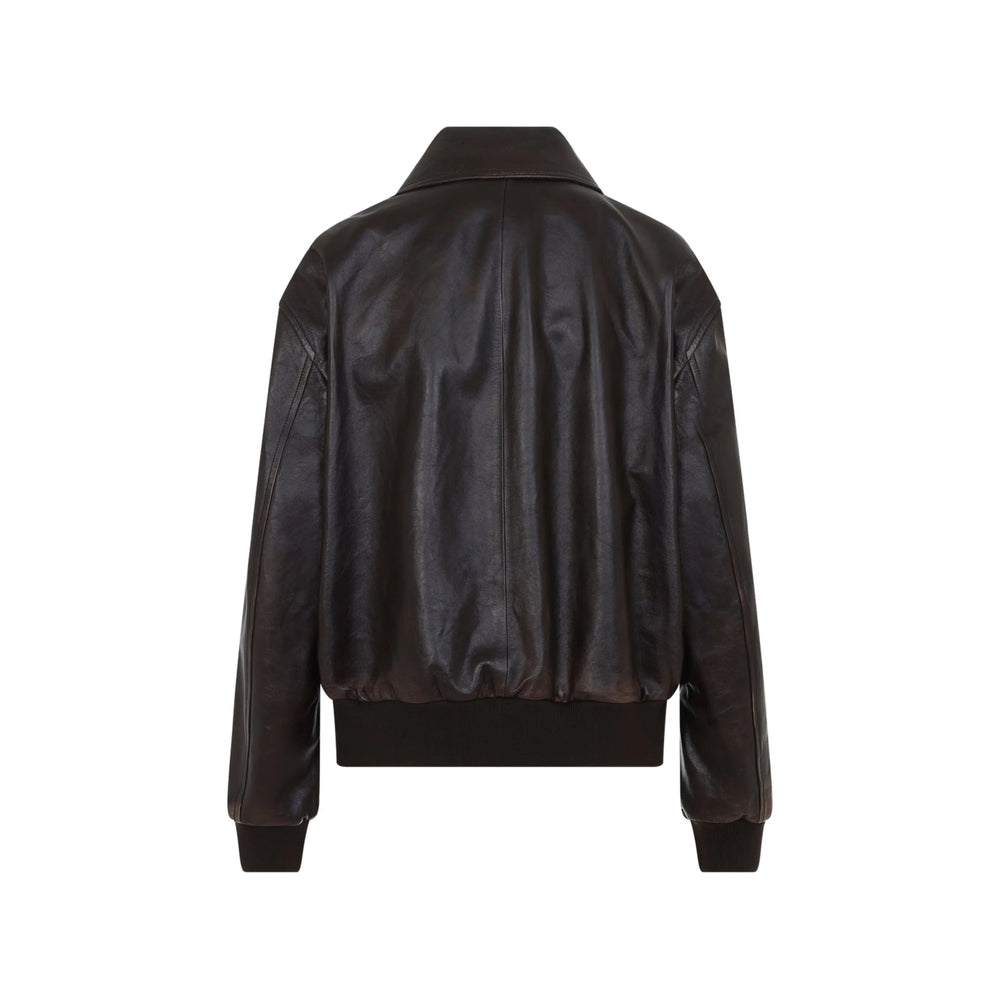 Prada Brown Jackets - Leather Jackets Women