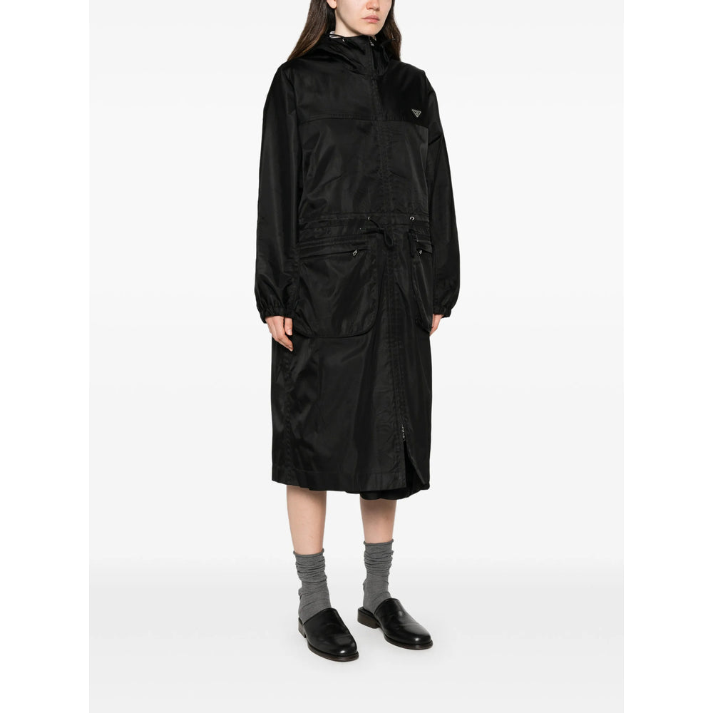 Prada Black Coats - Parka Coats Women