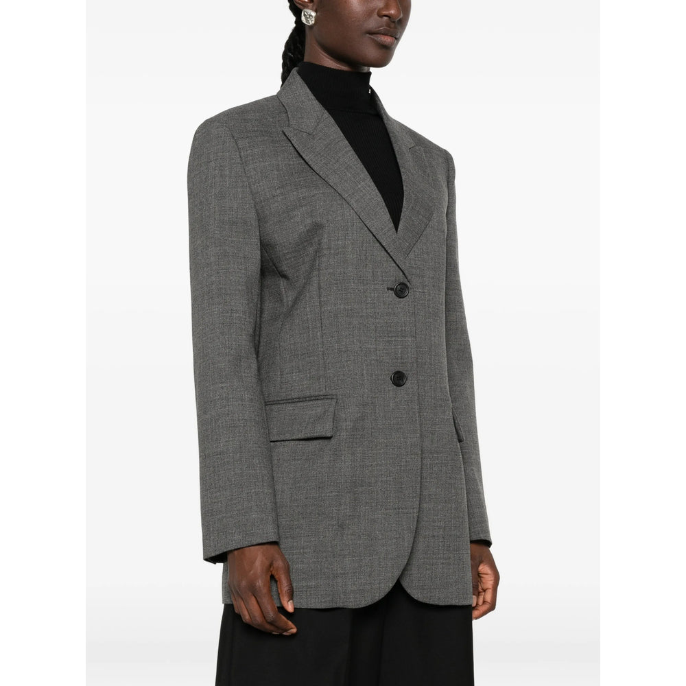 Prada Grey Jackets - Blazers Women